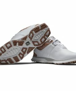FootJoy 2022 Womens Pro SL Golf Shoes - White/Rose -Clubs Shop footjoy 2022 womens pro sl golf shoes white rose p7900 15884 image