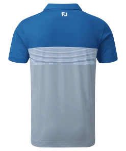 FootJoy Colour Block Pique Polo Royal And Dove Grey/White -Clubs Shop footjoy colour block pique polo royal and dove grey white p9073 19324 image