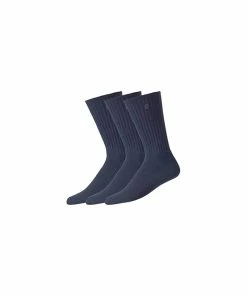 FootJoy ComfortSof Mens Sock 3 Pair Pack NAVY