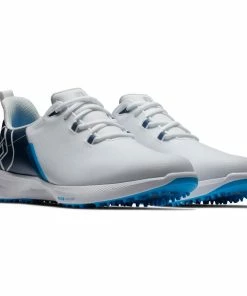 Footjoy FJ FUEL SPORT WHITE/NAVY/BLUE Golf Shoes