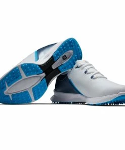 Footjoy FJ FUEL SPORT WHITE/NAVY/BLUE Golf Shoes -Clubs Shop footjoy fj fuel sport white navy blue golf shoes p12590 27425 image