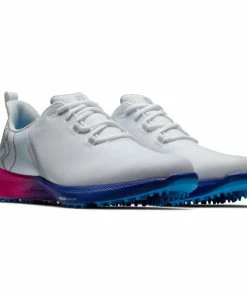 Footjoy FJ FUEL SPORT WHITE/PINK/BLUE Golf Shoes