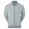 FootJoy FULL-ZIP LINED PULLOVER GRY -Clubs Shop footjoy full zip lined pullover gry p11857 25380 image