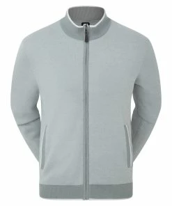 FootJoy FULL-ZIP LINED PULLOVER GRY