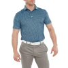 FootJoy Half Moon Geo Lisle Polo Navy/Blue/White/Almond -Clubs Shop footjoy half moon geo lisle polo navy blue white almond p13335 30198 image