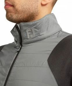 FootJoy HYBRID Jacket - Charcoal 7 FootJoy HYBRID Jacket - Charcoal -Clubs Shop footjoy hybrid jacket charcoal p7779 15557 image