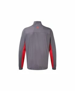 FootJoy HYDROKNIT 1/2 ZIP - Charcoal/Red -Clubs Shop footjoy hydroknit 1 2 zip charcoal red p7172 14057 image