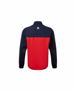 FootJoy HYDROLITE Jacket NAVY/RED/WHITE -Clubs Shop footjoy hydrolite jacket navy red white p7170 14047 image