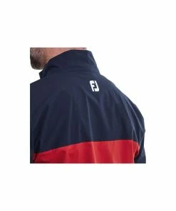 FootJoy HYDROLITE Jacket NAVY/RED/WHITE -Clubs Shop footjoy hydrolite jacket navy red white p7170 14048 image