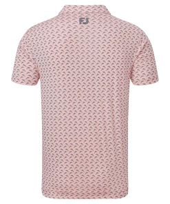 FootJoy Leaping Dolphins Lisle Polo Quartz Pink/Graphite -Clubs Shop footjoy leaping dolphins lisle polo quartz pink graphite p9058 19245 image