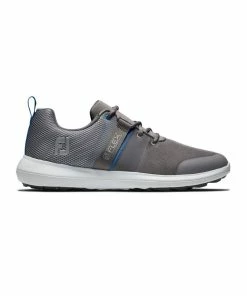 FootJoy Mens FJ FLEX GREY/BLUE Golf Shoes