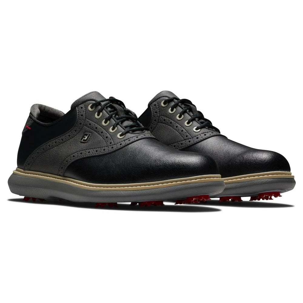 Footjoy Mens FJ TRADITIONS BLACK Golf Shoes 3 Footjoy Mens FJ TRADITIONS BLACK Golf Shoes