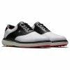 Footjoy Mens FJ TRADITIONS SPIKELESS WHITE/BLACK/GREY Golf Shoes -Clubs Shop footjoy mens fj traditions spikeless white black grey golf shoes p12578 27361 image