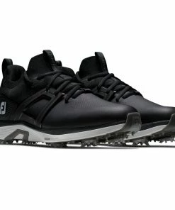 Footjoy Mens HYPERFLEX BLACK/WHITE Golf Shoes