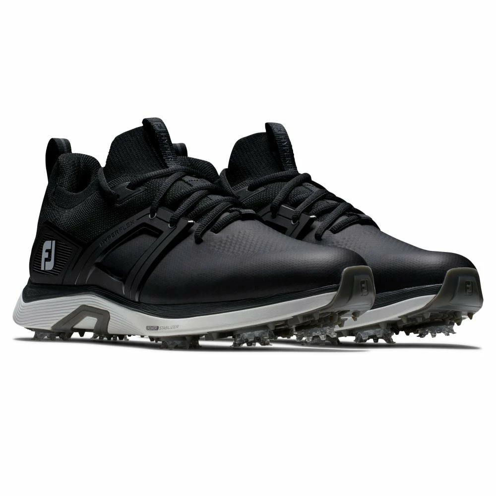 Footjoy Mens HYPERFLEX BLACK/WHITE Golf Shoes 3 Footjoy Mens HYPERFLEX BLACK/WHITE Golf Shoes