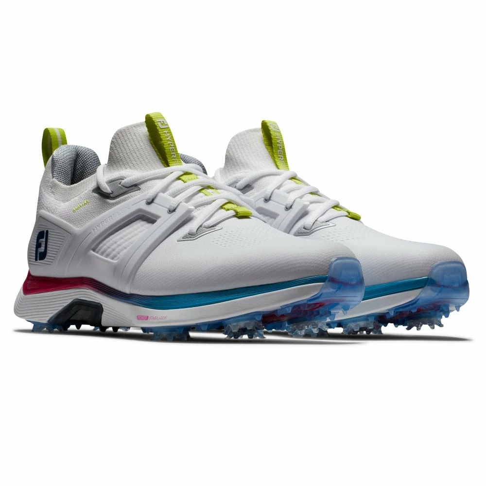 Footjoy Mens HYPERFLEX CARBON WHITE/BLUE/PURPLE Golf Shoes 3 Footjoy Mens HYPERFLEX CARBON WHITE/BLUE/PURPLE Golf Shoes