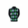 FootJoy Mens Wool Blend 1/2 Zip Argyl Lined Pullover - Navy/Sky/Kelly/White -Clubs Shop footjoy mens wool blend 1 2 zip argyl lined pullover navy sky kelly white p4640 8642 image