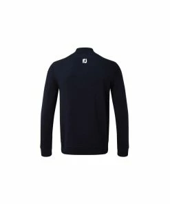 FootJoy Mens Wool Blend 1/2 Zip Argyl Lined Pullover - Navy/Sky/Kelly/White -Clubs Shop footjoy mens wool blend 1 2 zip argyl lined pullover navy sky kelly white p4640 8643 image