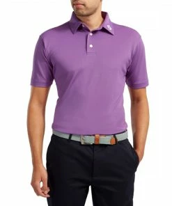 FootJoy Pique Ss Shirt Ath Purple