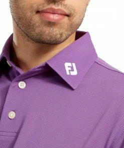 FootJoy Pique Ss Shirt Ath Purple -Clubs Shop footjoy pique ss shirt ath purple p13386 30425 image