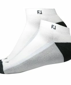 FootJoy ProDry Sport Socks - White - 2 Pack