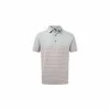 FootJoy Stretch Lisle Multi Pinstripe Polo - Heather Grey 1 FootJoy Stretch Lisle Multi Pinstripe Polo - Heather Grey -Clubs Shop footjoy stretch lisle multi pinstripe polo heather grey p3951 7122 image