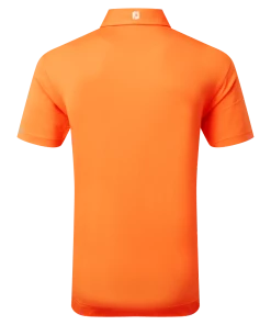 FootJoy Stretch Pique Solid Polo Orange -Clubs Shop footjoy stretch pique solid polo orange p13343 30242 image