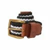 FootJoy Striped Belt Black/Charcoal/White 2 FootJoy Striped Belt Black/Charcoal/White -Clubs Shop footjoy striped belt black charcoal white p13389 30430 image