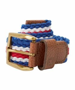 FootJoy Striped Belt Twighlight/Racing Red/White