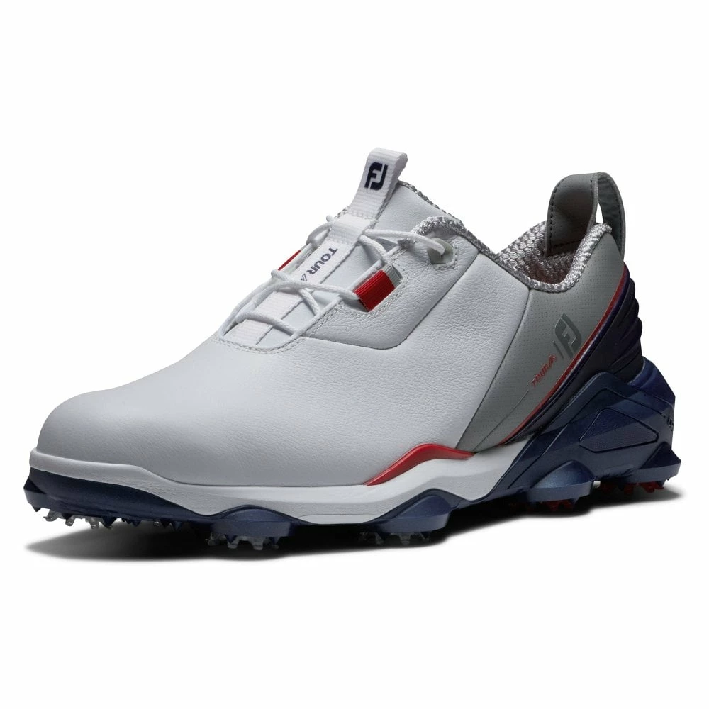 Footjoy TOUR ALPHA WHITE/NAVY/GREY Golf Shoes 4 Footjoy TOUR ALPHA WHITE/NAVY/GREY Golf Shoes - Image 2