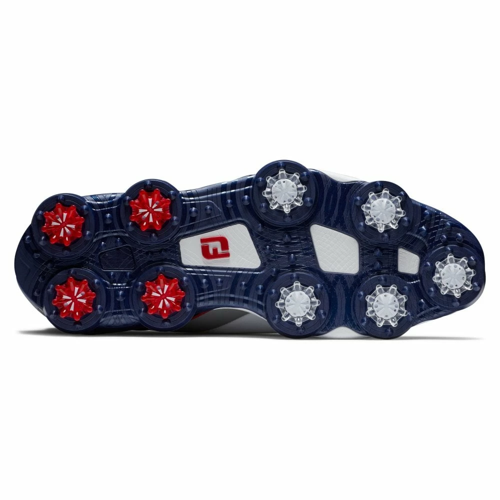 Footjoy TOUR ALPHA WHITE/NAVY/GREY Golf Shoes 5 Footjoy TOUR ALPHA WHITE/NAVY/GREY Golf Shoes - Image 3