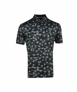 Galvin Green Malik Polo Shirt V8+ - Black/Sharkskin