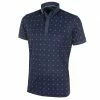 Galvin Green Marlow Polo Shirt - Navy/Lime