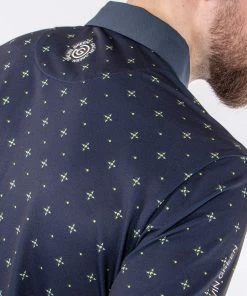 Galvin Green Marlow Polo Shirt - Navy/Lime -Clubs Shop galvin green marlow polo shirt navy lime p12137 25998 image