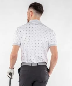 Galvin Green Marlow Polo Shirt - White/Cool Grey -Clubs Shop galvin green marlow polo shirt white cool grey p12136 25991 image