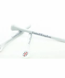 Gamola Golf 100 United Kingdom Patriotic Wooden 55mm 2 1/8 Golf Tees