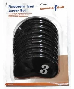 Gamola Golf 9 Neoprene Iron Covers 3-SW Golf Headcovers