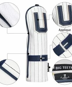Gamola Golf Big Teeth White NY Belt Baseball PU Utility Headcover -Clubs Shop gamola golf big teeth white ny belt baseball pu utility headcover p13575 30986 image