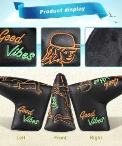Gamola Golf Black Good Vides Sexy Women Magnetic Blade Putter Headcover 10 Gamola Golf Black Good Vides Sexy Women Magnetic Blade Putter Headcover -Clubs Shop gamola golf black good vides sexy women magnetic blade putter headcover p13624 31134 image
