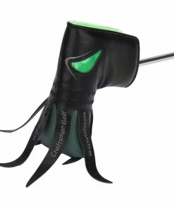 Gamola Golf Black Octopus PU Leather Blade Putter Novelty Headcover