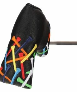 Gamola Golf Black Playful Tees Novelty PU Blade Putter Headcover -Clubs Shop gamola golf black playful tees novelty pu blade putter headcover p13621 31123 image