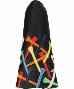 Gamola Golf Black Playful Tees Novelty PU Blade Putter Headcover -Clubs Shop gamola golf black playful tees novelty pu blade putter headcover p13621 31125 image