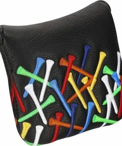 Gamola Golf Black PU Colour Golf Tees Spider Mallet Putter Headcover