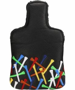 Gamola Golf Black PU Colour Golf Tees Spider Mallet Putter Headcover -Clubs Shop gamola golf black pu colour golf tees spider mallet putter headcover p13641 31186 image