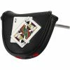 Gamola Golf Black PU Jack & Ace Mallet Putter Headcover -Clubs Shop gamola golf black pu jack ace mallet putter headcover p13646 31202 image