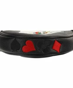 Gamola Golf Black PU Jack & Ace Mallet Putter Headcover -Clubs Shop gamola golf black pu jack ace mallet putter headcover p13646 31204 image