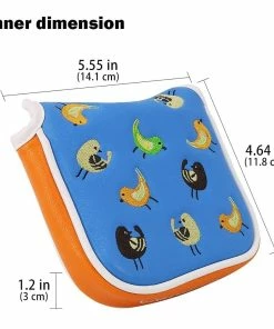 Gamola Golf Blue Birds Spider Mallet Novelty PU Putter Headcover -Clubs Shop gamola golf blue birds spider mallet novelty pu putter headcover p13630 31154 image