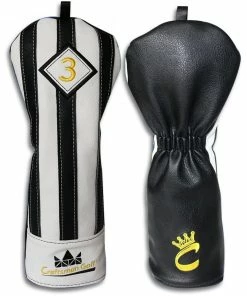 Gamola Golf Craftsman 4pc Set Black & White Headcover (Driver/3w/5w/U) -Clubs Shop gamola golf craftsman 4pc set black white headcover driver 3w 5w u p13592 31045 image