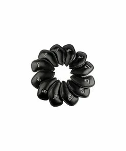 Gamola Golf Craftsman Black PU Leather Iron Covers 12pc (3-9,P,A,S,L,L)