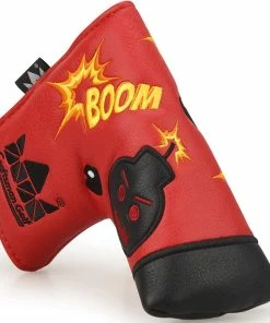 Gamola Golf Craftsman Red/Black Bomb Novelty PU Putter Headcover -Clubs Shop gamola golf craftsman red black bomb novelty pu putter headcover p13628 31147 image